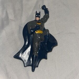 TM 2000 DC Comics Plastic Batman Christmas Ornament Climbing Vintage